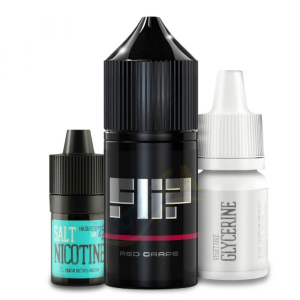 Набір Flip Salt Red Grape 25мг/мл 30мл. Набір Flip Salt Red Grape 25мг/мл 30мл.