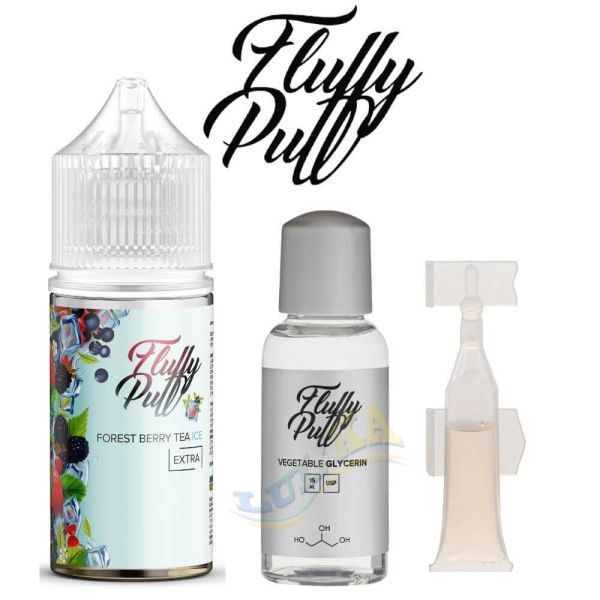Набір Fluffy Puff Salt Forest Berry Tea Ice 30 мл. Набір Fluffy Puff Salt Forest Berry Tea Ice 30 мл.