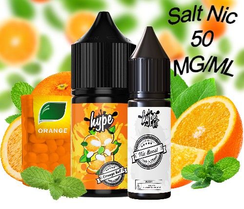 Набір Hype Orange Ball Salt (50 мг/мл) 30 мл. Набір Hype Orange Ball Salt (50 мг/мл) 30 мл.