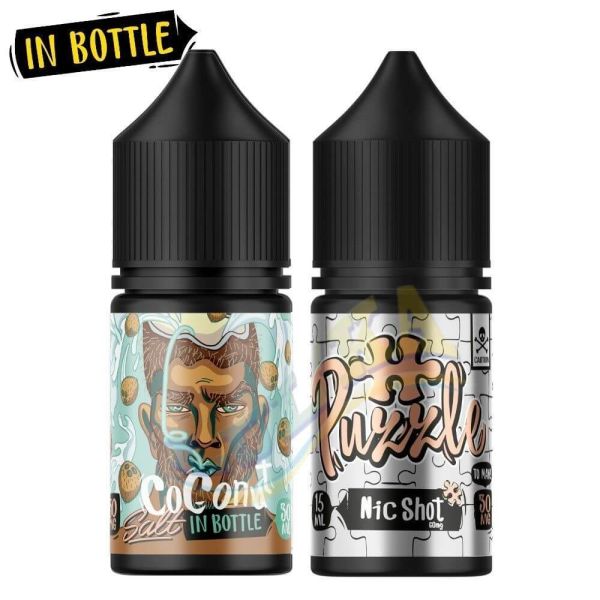 Coconut - In Bottle Salt Puzzle 30 мл. 50 мг Coconut - In Bottle Salt Puzzle 30 мл. 50 мг