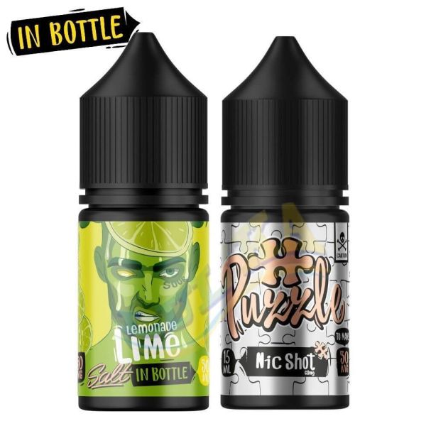 Lemonade Lime - In Bottle Salt Puzzle 30 мл. 50 мг Lemonade Lime - In Bottle Salt Puzzle 30 мл. 50 мг