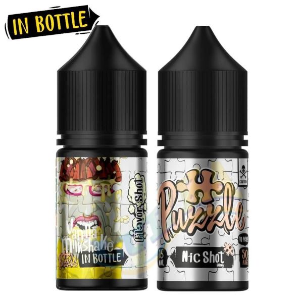 Vanilla Milkshake - In Bottle Salt Puzzle 30 мл. 50 мг Vanilla Milkshake - In Bottle Salt Puzzle 30 мл. 50 мг