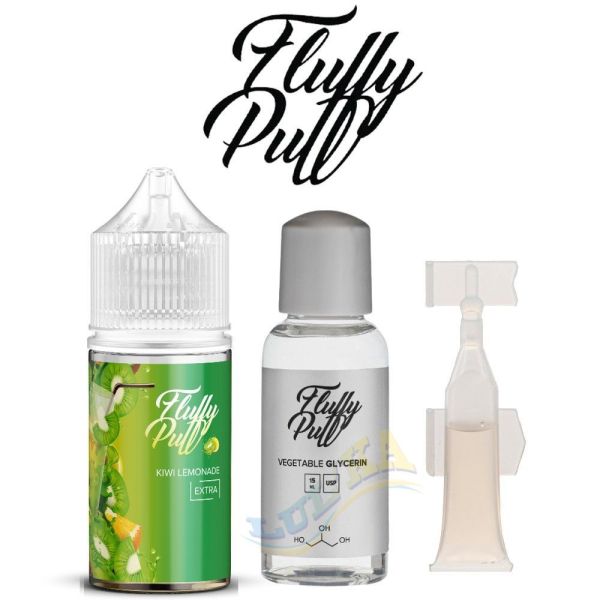 Набір Fluffy Puff Salt Kiwi Lemonade 30 мл. Набір Fluffy Puff Salt Kiwi Lemonade 30 мл.