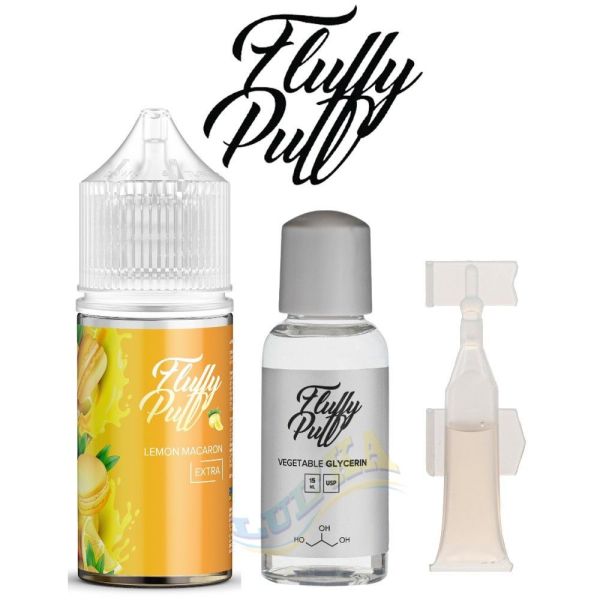 Набір Fluffy Puff Salt Lemon Macaron 30 мл. Набір Fluffy Puff Salt Lemon Macaron 30 мл.
