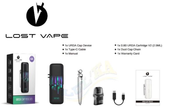 Lost Vape Ursa Cap Kit 1000mAh (Joy Blue) Lost Vape Ursa Cap Kit 1000mAh (Joy Blue)