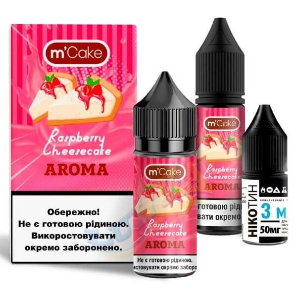 Набір M-Cake Salt Raspberry Cheesecake (50мг/мл) 30мл. Набір M-Cake Salt Raspberry Cheesecake (50мг/мл) 30мл.
