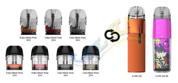 Картридж Vaporesso Luxe Q Pod Cartridge 3.0ml (0.8 ohm) Картридж Vaporesso Luxe Q Pod Cartridge 3.0ml (0.8 ohm)