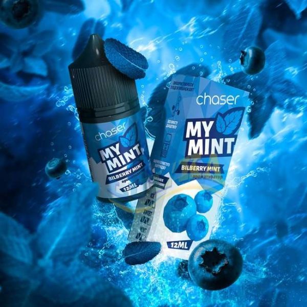 Набір Chaser My Mint Salt Bilberry Mint, 30 мл Набір Chaser My Mint Salt Bilberry Mint, 30 мл