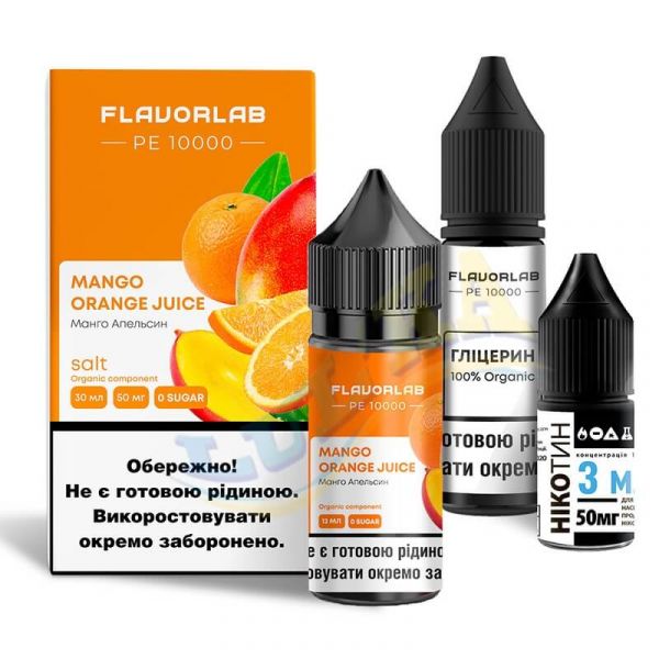 FlavorLab PE 10000 Mango Orange Juice 30ml 50mg Salt