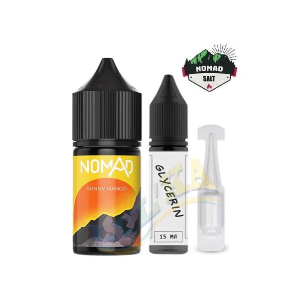 Набор Nomad Salt Sunny Mango (50 мг/мл) 30 мл. Набор Nomad Salt Sunny Mango (50 мг/мл) 30 мл.