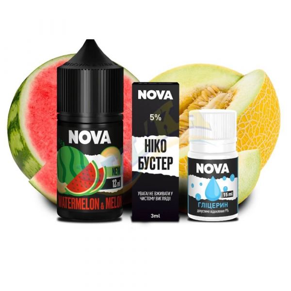 Набор Nova Salt Watermelon Melon (50 мг/мл) 30 мл.