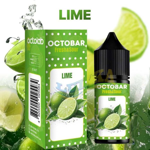 Набір Octobar Fresh & Sour Lime Salt 30 мл. Набір Octobar Fresh & Sour Lime Salt 30 мл.