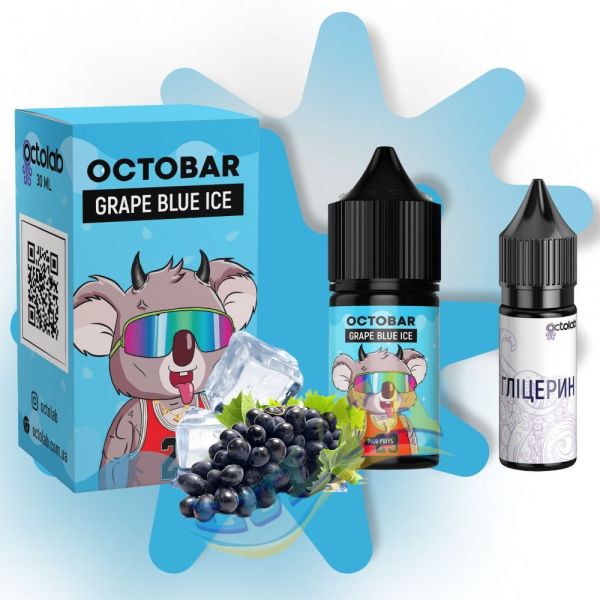 Octobar NFT Grape Blue Ice Salt, 30 мл. Octobar NFT Grape Blue Ice Salt, 30 мл.