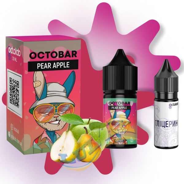 Octobar NFT Pear Apple Salt, 30 мл. Octobar NFT Pear Apple Salt, 30 мл.