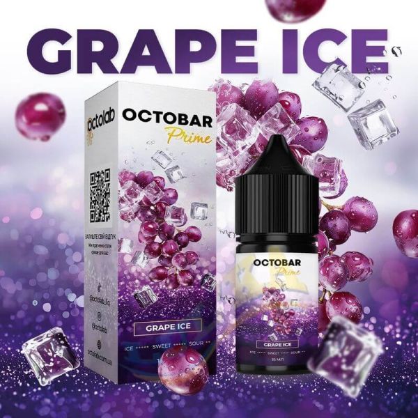 Набір Octobar Prime Salt Grape Ice 30мл. Набір Octobar Prime Salt Grape Ice 30мл.