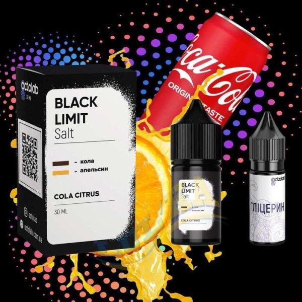 Набор Black Limit Salt Cola Citrus (50 мг/мл) 30 мл. Набор Black Limit Salt Cola Citrus (50 мг/мл) 30 мл.
