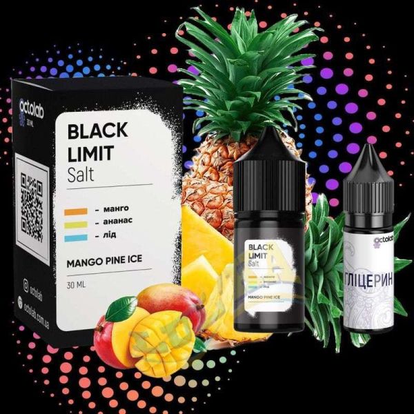 Набір Black Limit Salt Mango Pine Ice (50 мг/мл) 30 мл. Набір Black Limit Salt Mango Pine Ice (50 мг/мл) 30 мл.