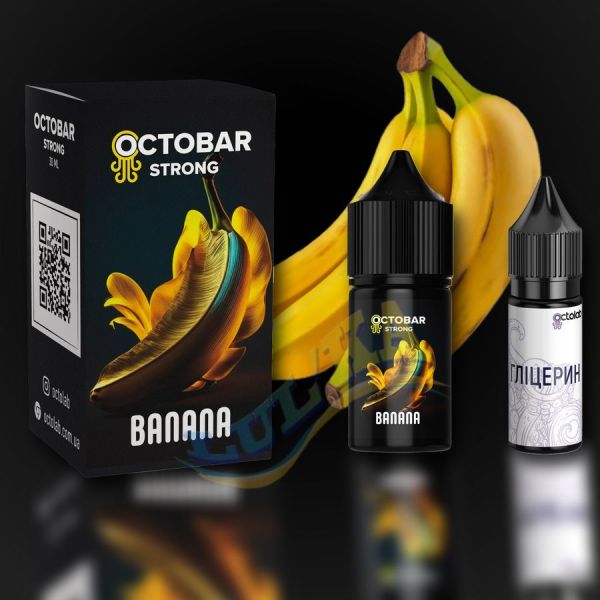 Набір Octobar Strong Banana Salt (50 мг/мл) 30 мл. Набір Octobar Strong Banana Salt (50 мг/мл) 30 мл.