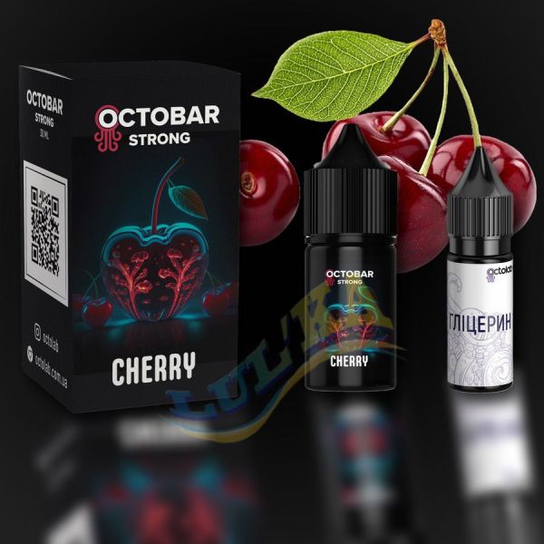 Набір Octobar Strong Cherry Salt (50 мг/мл) 30 мл. Набір Octobar Strong Cherry Salt (50 мг/мл) 30 мл.