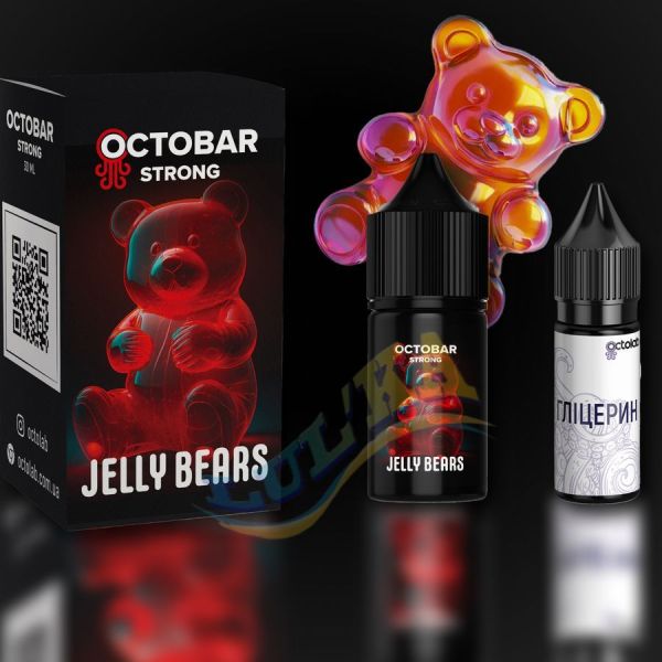 Набір Octobar Strong Jelly Bears Salt (50 мг/мл) 30 мл. Набір Octobar Strong Jelly Bears Salt (50 мг/мл) 30 мл.