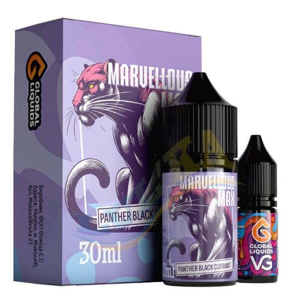 Marvellous Max Panther Black Currant 30 мл. Marvellous Max Panther Black Currant 30 мл.