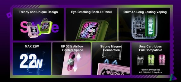 Lost Vape Ursa Baby 2 Kit 22W 900mAh (Joy Pink x Pixel Role) Lost Vape Ursa Baby 2 Kit 22W 900mAh (Joy Pink x Pixel Role)