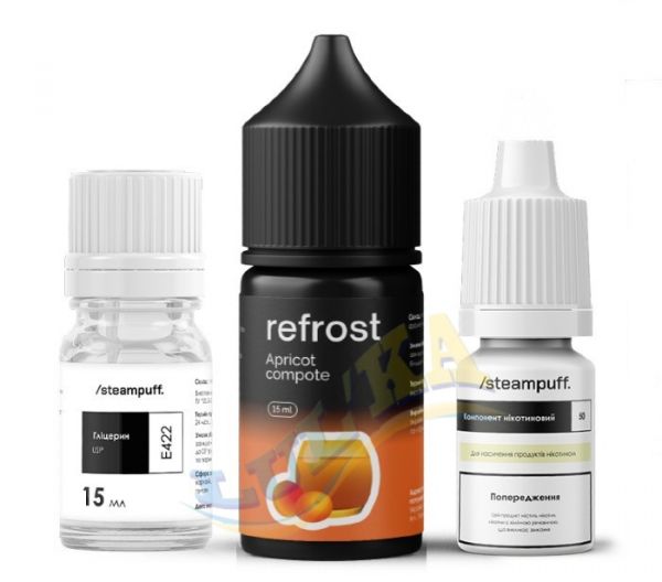 Набір Refrost Salt Apricot 30 мл. Набір Refrost Salt Apricot 30 мл.