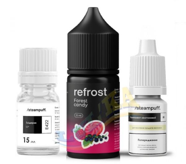 Набір Refrost Salt Forest candy 30мл. Набір Refrost Salt Forest candy 30мл.