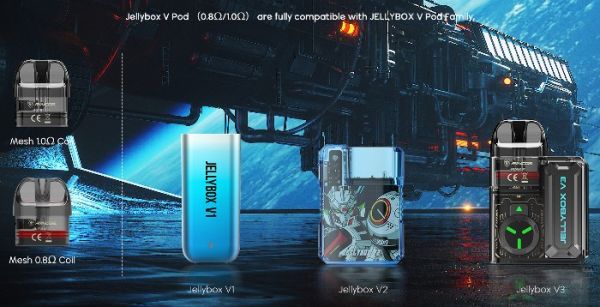 Картридж Rincoe Jellybox V Pod Cartridge (0.8 ohm) Картридж Rincoe Jellybox V Pod Cartridge (0.8 ohm)