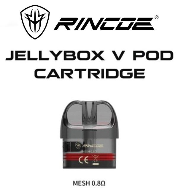 Картридж Rincoe Jellybox V Pod Cartridge (0.8 ohm) Картридж Rincoe Jellybox V Pod Cartridge (0.8 ohm)