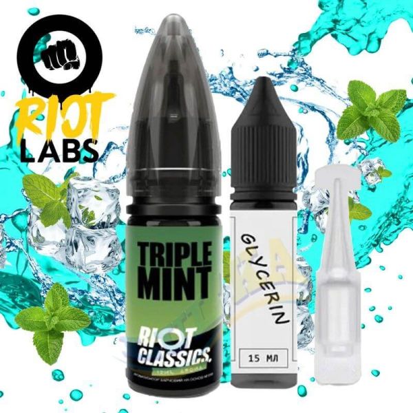 Набір Riot Classics Triple Mint Salt 30мл. Набір Riot Classics Triple Mint Salt 30мл.