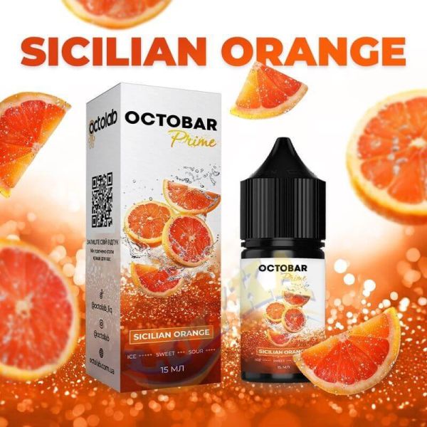 Набір Octobar Prime Salt Sicilian Orange 30мл. Набір Octobar Prime Salt Sicilian Orange 30мл.