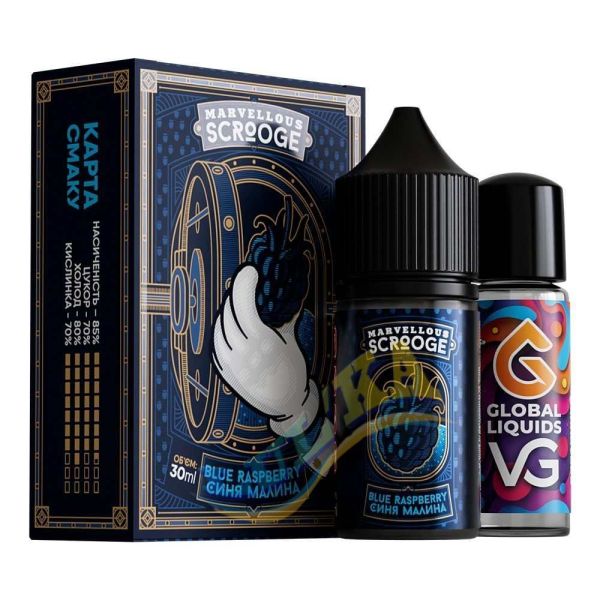 Набір Marvellous Scrooge Blue Raspberry 30мл.