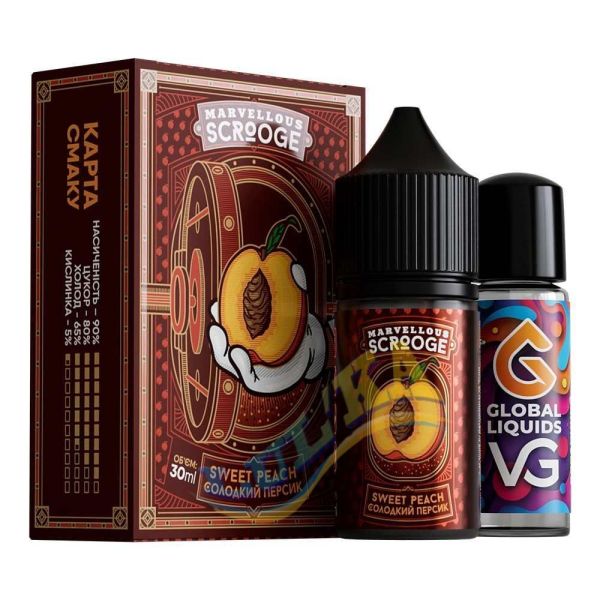 Набір Marvellous Scrooge Sweet Peach 30мл. Набір Marvellous Scrooge Sweet Peach 30мл.