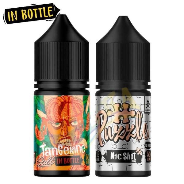 Tangerine - In Bottle Salt Puzzle 30 мл. 50 мг Tangerine - In Bottle Salt Puzzle 30 мл. 50 мг