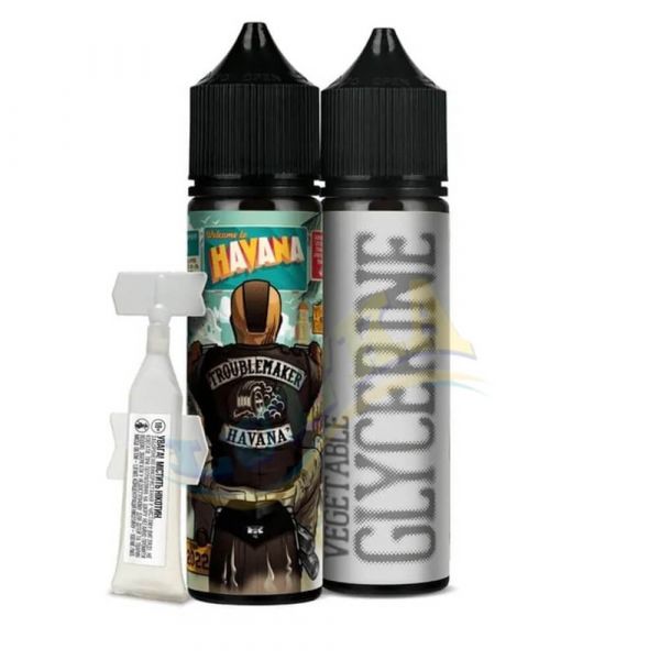 Набір для самозамісу рідини Troublemaker Havana 60 мл. Набір для самозамісу рідини Troublemaker Havana 60 мл.