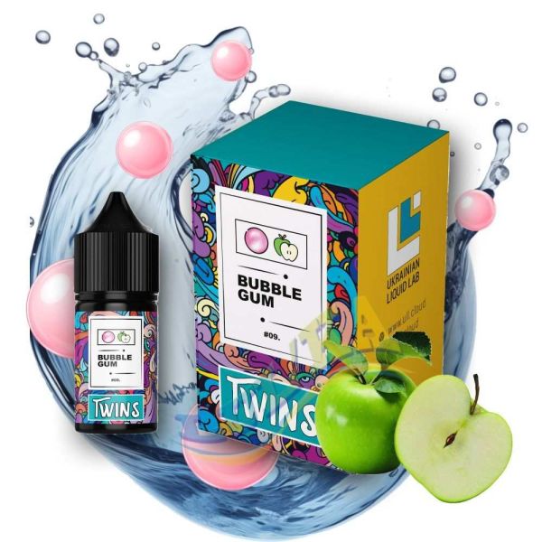 Набір Twins Bubble Gum Salt (50 мг/мл) 30 мл. Набір Twins Bubble Gum Salt (50 мг/мл) 30 мл.