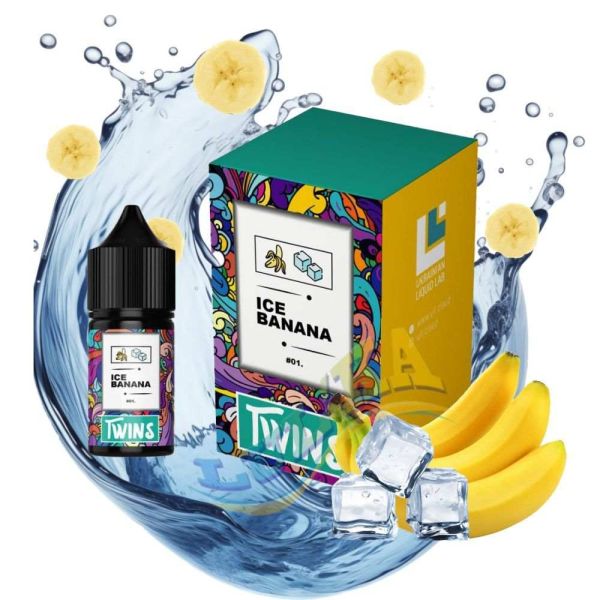 Набір Twins Banana Ice (50мг/мл) 30мл. Набір Twins Banana Ice (50мг/мл) 30мл.