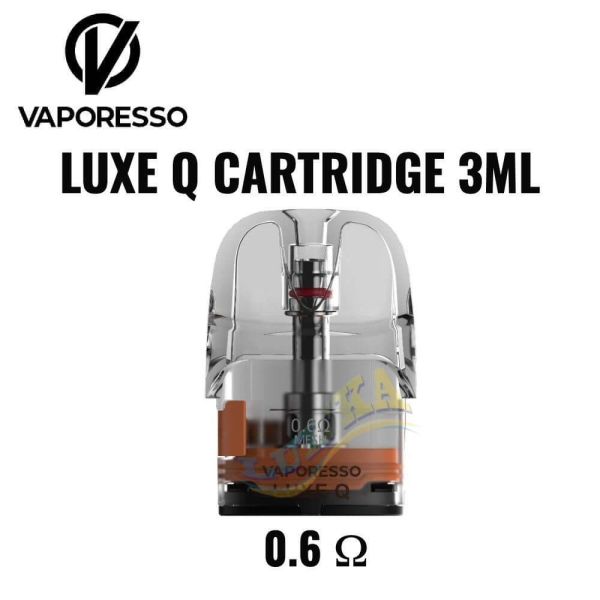 Картридж Vaporesso Luxe Q Pod Cartridge 3.0ml (0.6 ohm) Картридж Vaporesso Luxe Q Pod Cartridge 3.0ml (0.6 ohm)