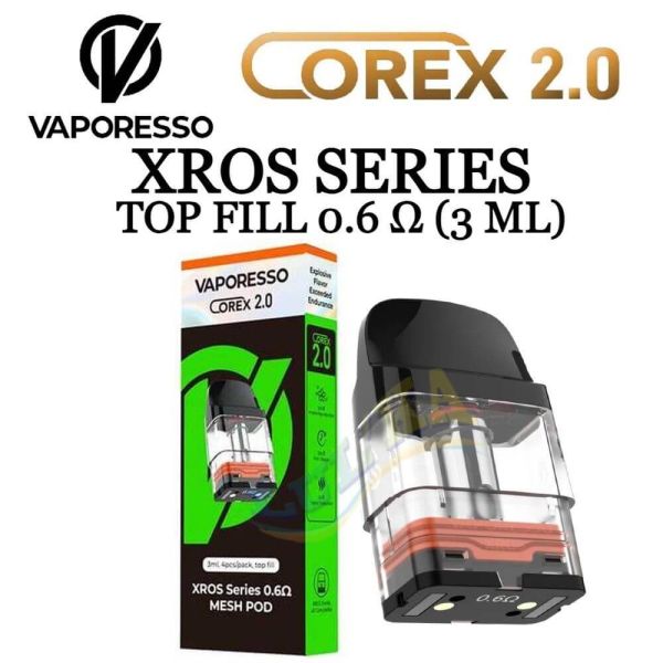 Картридж Vaporesso XROS COREX 2.0 Top Fill 3ml (0.6 ohm) Картридж Vaporesso XROS COREX 2.0 Top Fill 3ml (0.6 ohm)