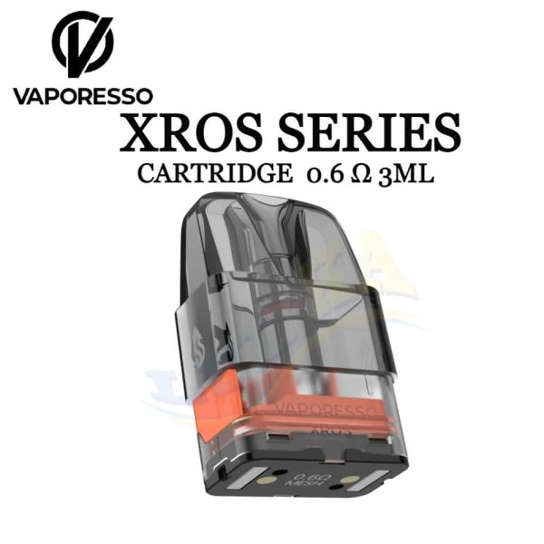 Картридж Vaporesso XROS Pod Cartridge 3ml (0.6 ohm) Картридж Vaporesso XROS Pod Cartridge 3ml (0.6 ohm)