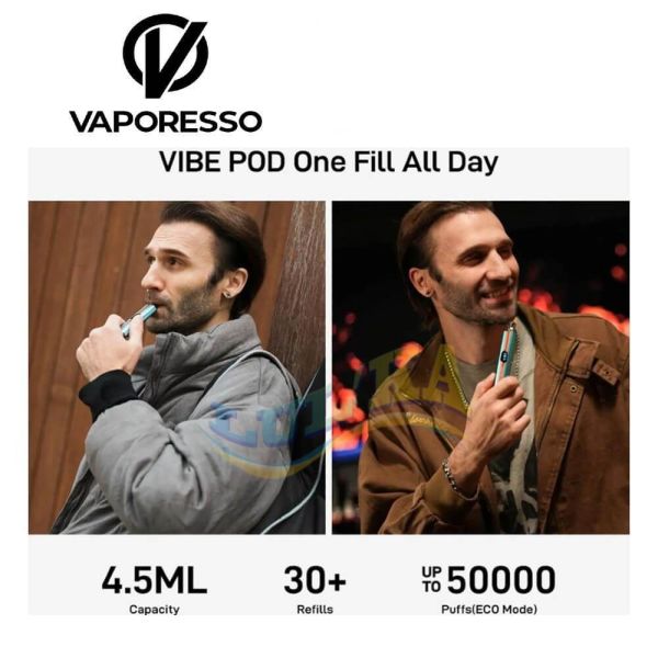 Vaporesso Vibe Pod Kit 1100mAh (Black) Vaporesso Vibe Pod Kit 1100mAh (Black)