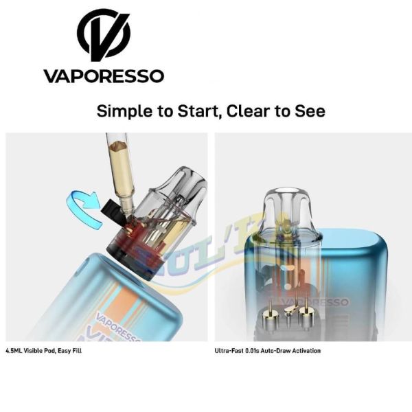Vaporesso Vibe Nano Kit 1100mAh (Strawberry Red) Vaporesso Vibe Nano Kit 1100mAh (Strawberry Red)
