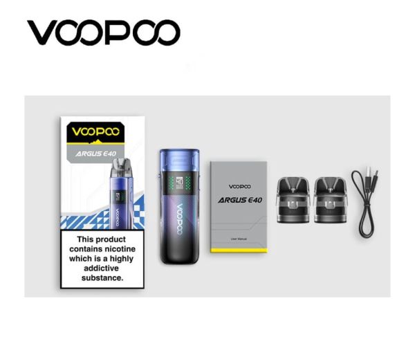 Voopoo Argus E40 Kit 1800mAh (Sky Blue) Voopoo Argus E40 Kit 1800mAh (Sky Blue)