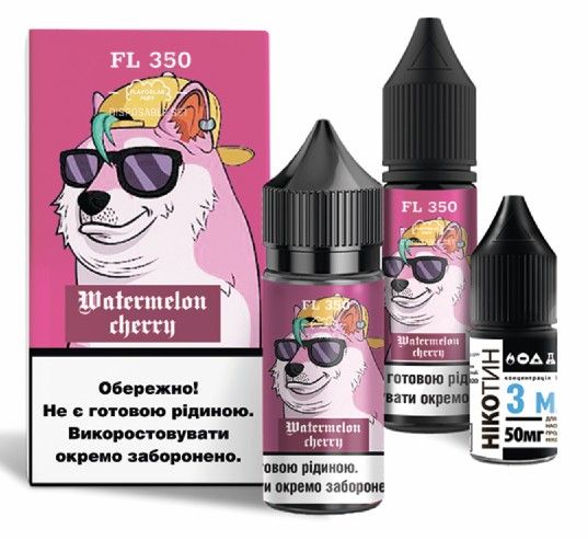 Набір FL 350 Watermelon Cherry Salt (50мг/мл) 30мл. Набір FL 350 Watermelon Cherry Salt (50мг/мл) 30мл.
