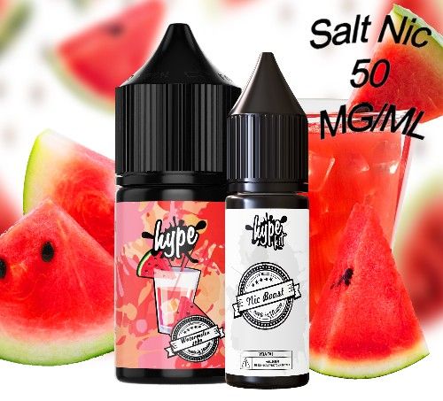 Набор Hype Watermelon soda Salt (50 мг/мл) 30 мл. Набор Hype Watermelon soda Salt (50 мг/мл) 30 мл.