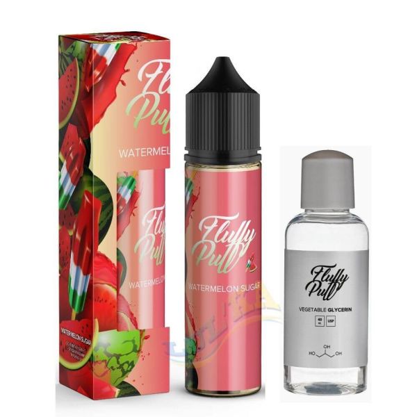 Набір Fluffy Puff Watermelon Sugar 60мл Organic Набір Fluffy Puff Watermelon Sugar 60мл Organic
