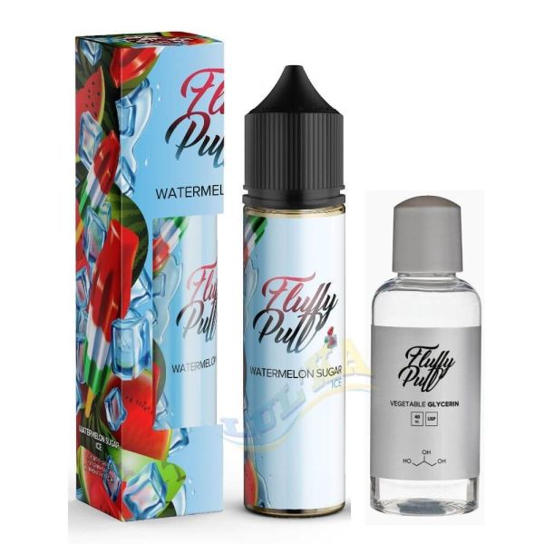 Набір Fluffy Puff Watermelon Sugar Ice 60мл Organic Набір Fluffy Puff Watermelon Sugar Ice 60мл Organic