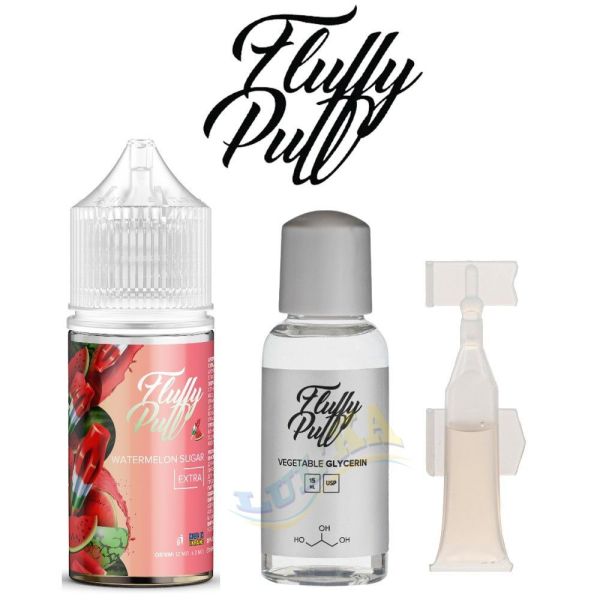 Набір Fluffy Puff Salt Watermelon Sugar 30 мл. Набір Fluffy Puff Salt Watermelon Sugar 30 мл.