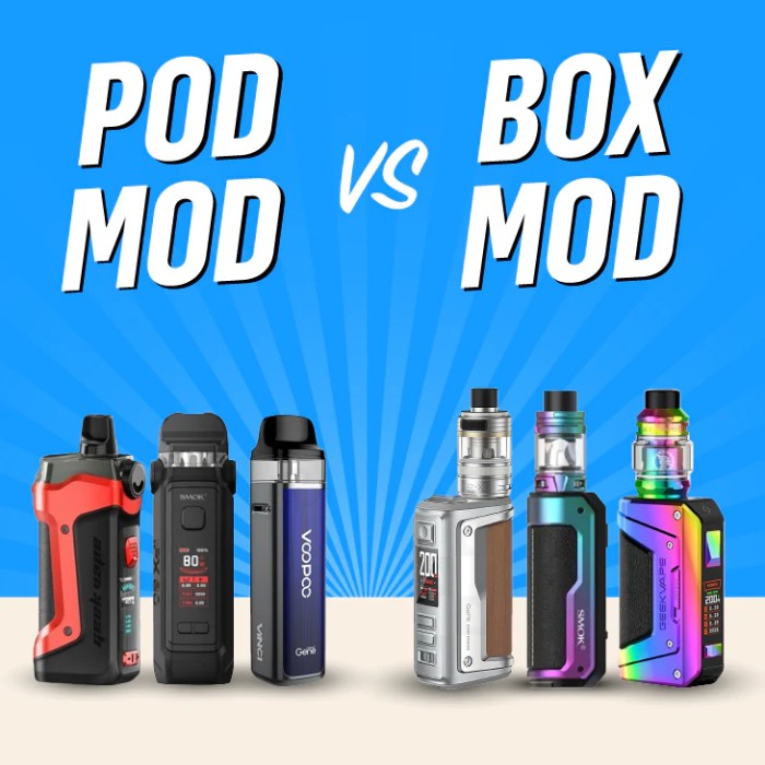 POD проти Box-Mod